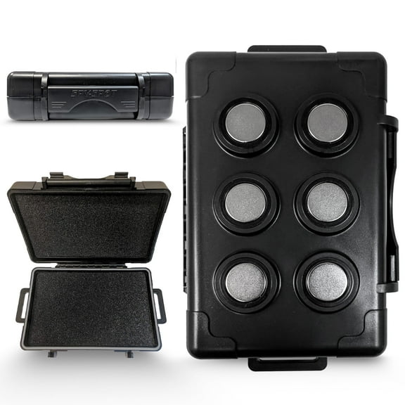 Spy Spot Magnetic Mount Weatherproof Case for GPS Trackers - Stash Lock Box for Items, Key Holder Under Vehicles - Fits GL200, GL 300, GL300W, GL300MA
