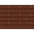 thumbnail image 1 of Ahgly Company Indoor Rectangle Patterned Mahogany Brown Area Rugs, 6' x 9', 1 of 6