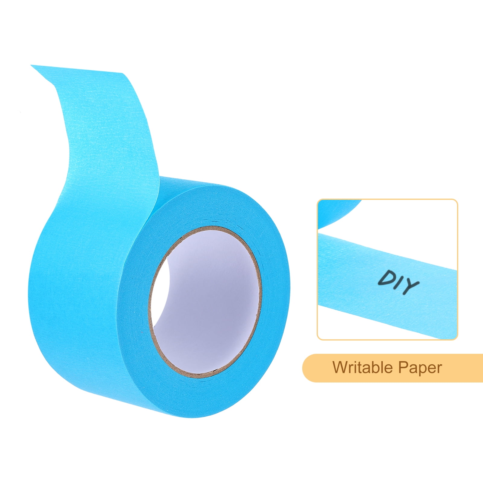 Masking Tape Blue Painters Tape Paper Tape [for Crafts DIY Walls Painting Decoration]- 3 Inch x 60 Yards/16 Rolls