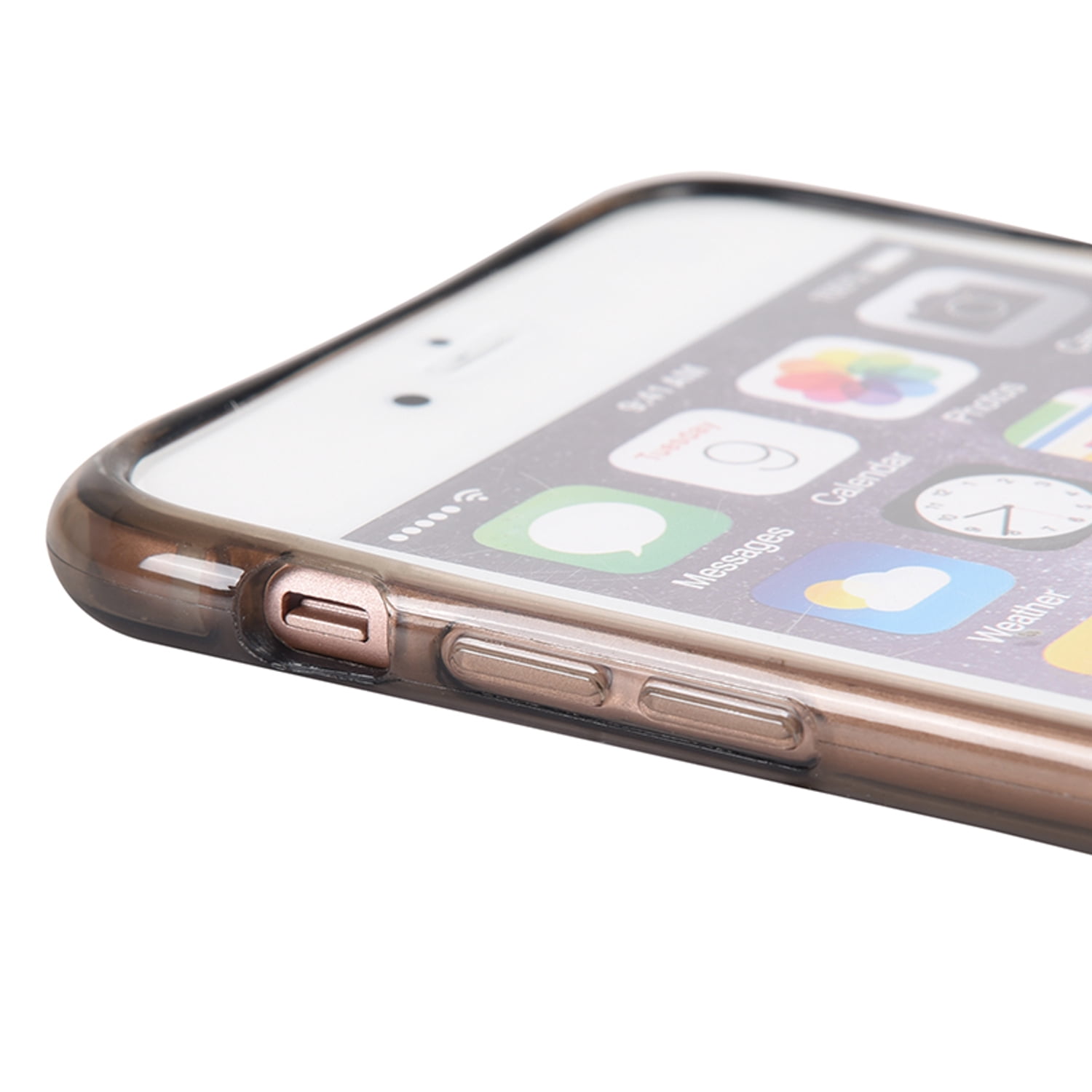 Translucent Crystal Slim Flexible Dotted TPU Skin Case for iPhone 6 iPhone 6s