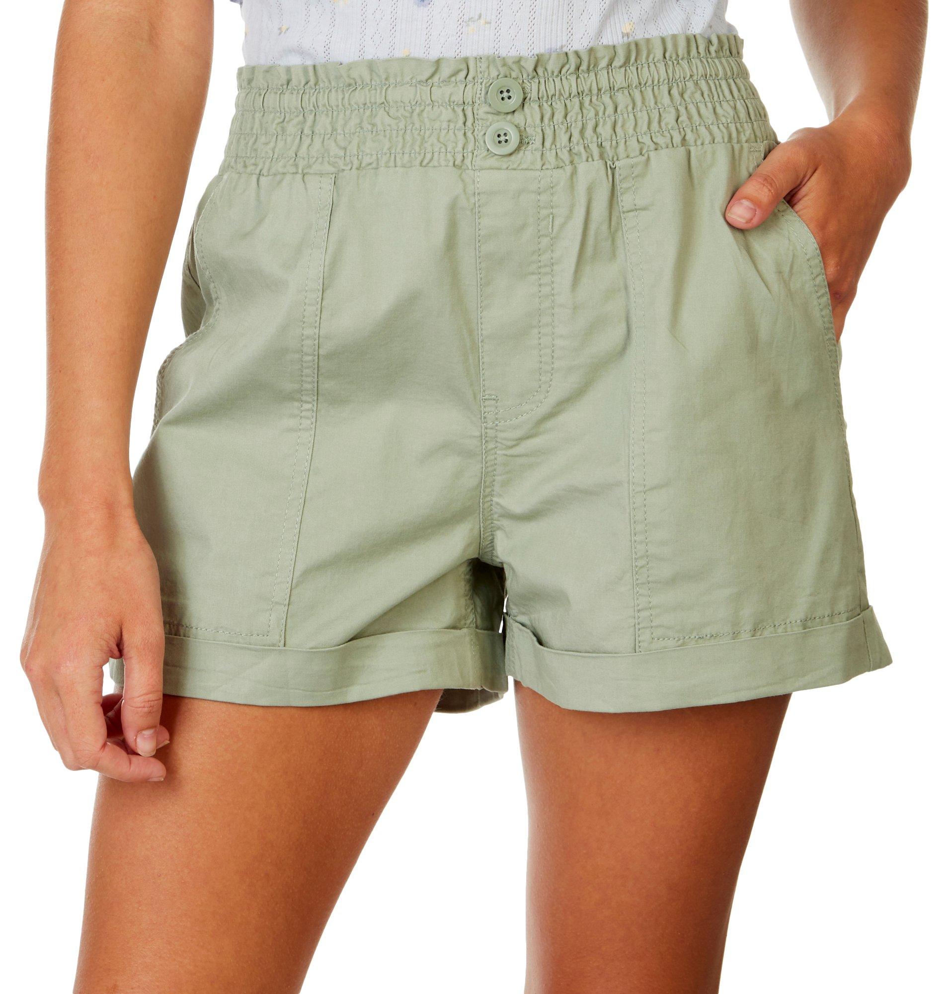 Vanilla Star Juniors Solid Button Front 