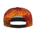 thumbnail image 2 of Hirioo Autumn Leaf for Baseball Cap Men Cap Flat Brim for Men Women Teens Adjustable Baseball Cap, 2 of 7