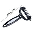 thumbnail image 3 of Clearance Peeler under $5 3in1 Fruit Vegetable Carrot Potato Peeler Cutter Slicer Amazing Health Black, 3 of 5