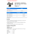 thumbnail image 2 of Exhaust Manifold - Compatible with 2003 - 2007 Saturn Ion 2.2L 4-Cylinder 2004 2005 2006, 2 of 2