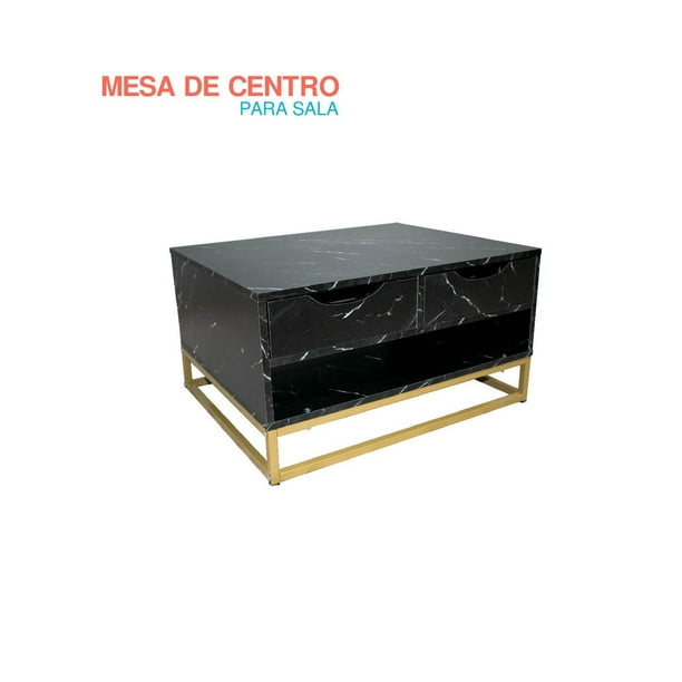 Mesa para café blanca negro 6.49 pulg Pido Todo MPC01WH-A2