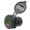 Green, variant on Tibvox USB C Car Charger Socket QC3.0 PD Fast Charging Outlet with LED Voltmeter