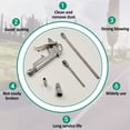 thumbnail image 1 of Air Blow  Kit Mini Replaceable Nozzles Easy Operating Portable Design for Dust Removal Aluminum Alloy Material, 1 of 7