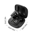 thumbnail image 3 of LACKUST True Wireless Bluetooth 5.4 In-Ear Earbuds with Dual Mic Noise Cancelling, Intelligent Language Translation & Surround Sound - Black, 3 of 4