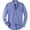 Blue, variant on FUNDUFI Mens Linen Shirts Long Sleeve Casual Solid Color Cotton Linen Suit Shirts For Men Soft Slim Fit Summer Shirt Tops Comfy Mens Beach Shirt