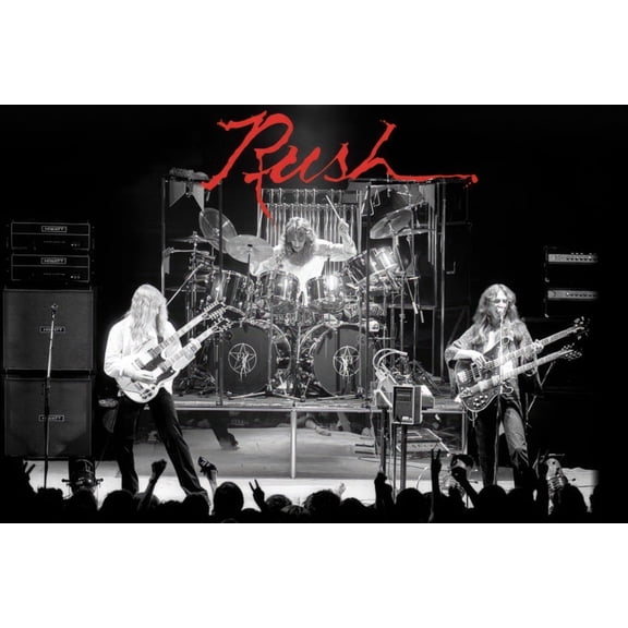 Rush - Music Poster (Hemispheres - Live On Stage) (Size: 36" x 24")