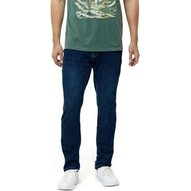 Mens Jeans - Legacy Stretch Denim Slim Fit Tapered Leg Ultra-Soft Comfort Wash Pants