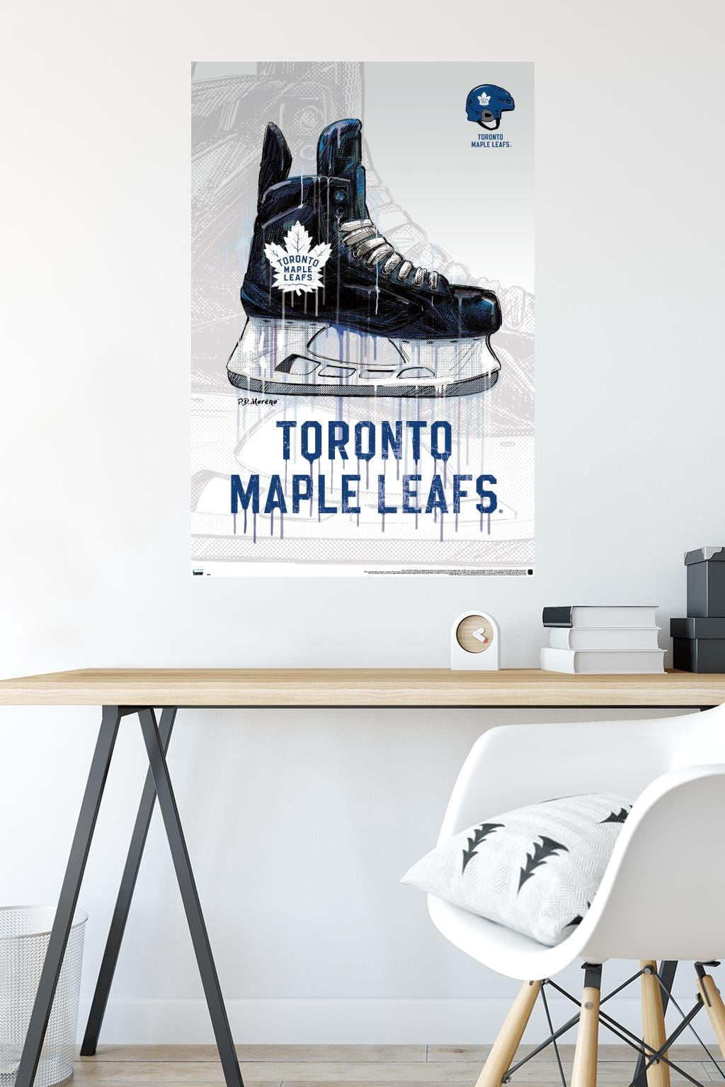 NHL Toronto Maple Leafs - Drip Skate 20 Wall Poster, 22.375" x 34"