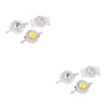 thumbnail image 1 of Ounissouiy Paquete de 3 LED Chip 3W Brillo 120 Grados 350mA Lámpara Chips Decoraciones de escenario Ampliamente aplicable COB Driver Emisores Bombilla No.1 2piezas Ounissouiy CBP370535, 1 of 5