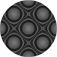 thumbnail image 1 of Ahgly Company Machine Washable Indoor Square Transitional Ash Gray Area Rugs, 3' Square, 1 of 7