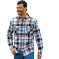 thumbnail image 2 of Atlas For Men Mens Yarn Dyed Check Flannel Shirt, 2 of 4