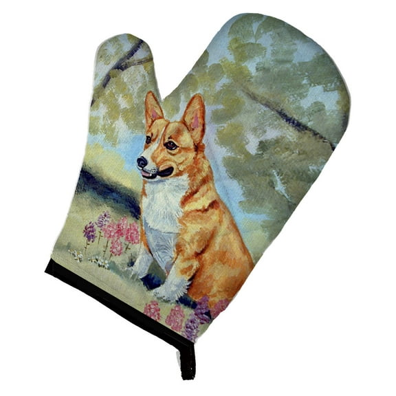 Caroline's Treasures Corgi Oven Mitt