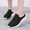 H-Black, variant on Kcodviy Ladies Mesh Breathable Lightweight Sneaker Sandals for Women Chunky Thick Bottom Air Cushion Sneaker Guards Womens Casual Sports Shoes