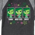 thumbnail image 3 of Inside Out - Disgust Moods -Toddler And Youth Raglan Graphic T-Shirt, 3 of 6