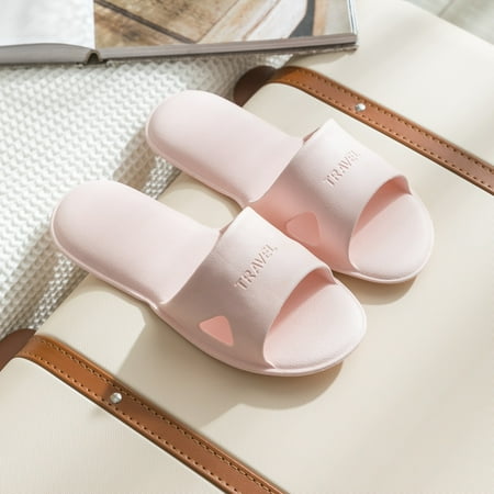 

Bathroom sandals and slippers women summer home men travel hotel folding couple non-slip home bath wholesale flat shoes