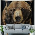thumbnail image 4 of Orinice Brown Bear Tapestry Wall Hanging Unique Style for Home Decor - Graphic Tapestries for Living Room, Bedroom, and More 50x40inch, 4 of 6