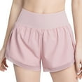 thumbnail image 1 of Women’s High Waist Running Shorts with Liner Athletic Hiking Workout Shorts Pockets, 1 of 6