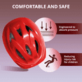thumbnail image 6 of Endless EL1026 Multi Utility Sports Helmet for Cycling, Skating, Skateboarding | Red | Material : ABS, EPS | With High Density EPS (Thermocol) Padding, Soft Cushion and Adjustable Strap for Best Fit, 6 of 7