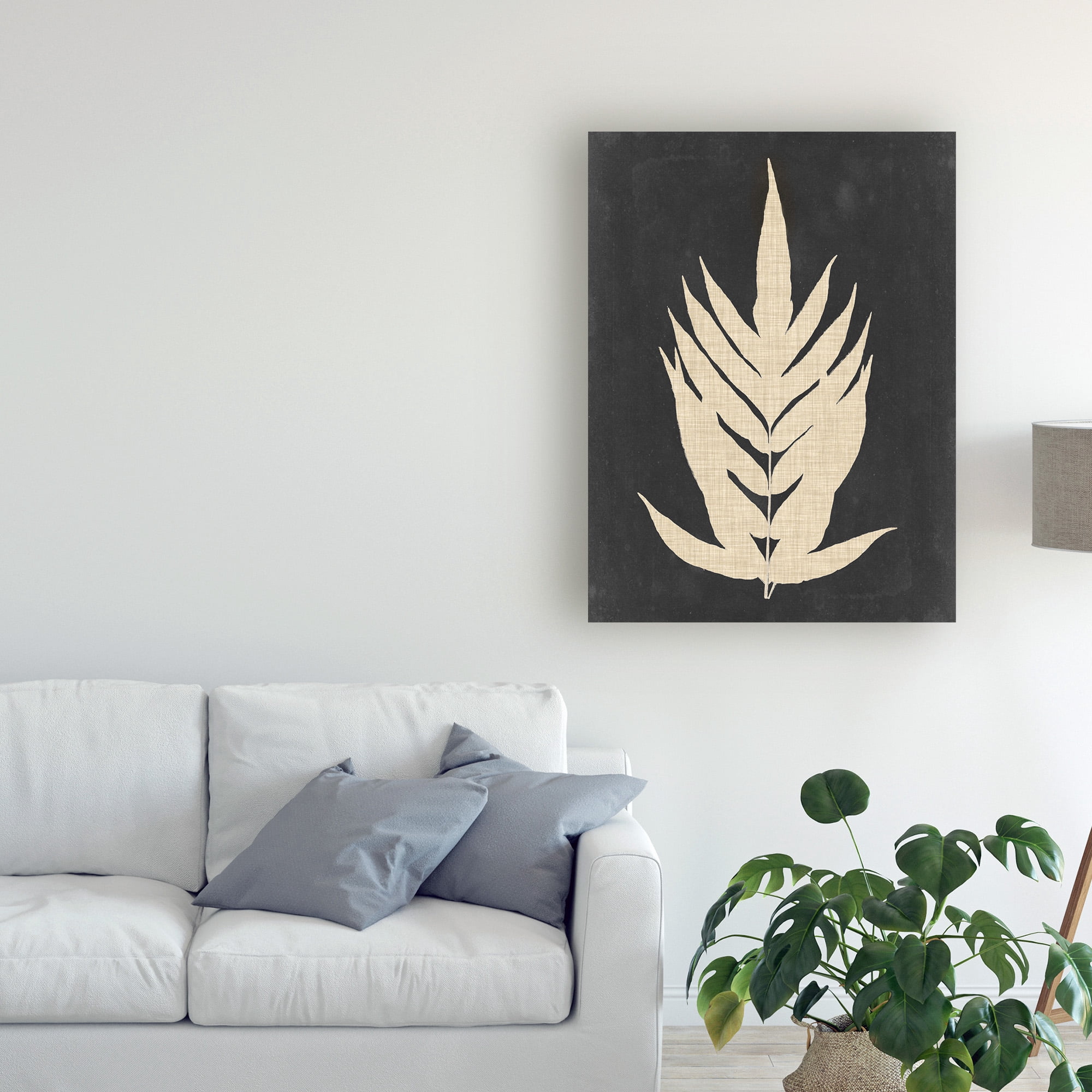 Trademark Fine Art 'Linen Fern II' Canvas Art by Vision Studio