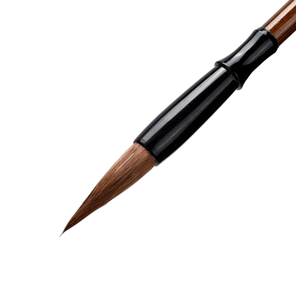 Chinese Calligraphy Brushes Pen with Chinese Calligraphy Brush Ink Writing Paper and Chinese Calligraphy Mat Mixed Color 27.5cm 1pc