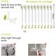 thumbnail image 3 of [10 Pack] Child Safety Locks - No Tools or Drilling Required - For Kitchen Cabinets, Drawers, Appliances, Cupboards, Kitchen, Fridge and Oven, Trash Can, 3 of 5