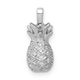 thumbnail image 3 of Finest Gold 14K White Gold Diamond Pineapple Pendant, 3 of 4