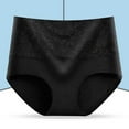 thumbnail image 2 of Icvfdpl Underwear For Women Cotton High Waist Casual Daily Women'S Panties Black 4Xl, 2 of 3