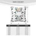 thumbnail image 4 of ZICANCN Rose Colorful Floral Throw Pillow Covers, Bed Couch Sofa Knit Decorative Pillow Covers for Living Room Farmhouse, 12"x12", 4 of 8