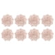thumbnail image 1 of Juego de manteles individuales para mesa de cena, tapetes de flores ahuecados aislados de PVC para el hogar, decoración, oro rosa, 8 Uds., 1 of 10