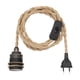 thumbnail image 1 of Lamp Power Cord,Lamp Power Cord Retro Pendant Light,Lamp Cord with Foot Switch Plug Hanging,Lamp Light On off Stripped Ends Lantern Cable,Extension Cords Push Switch Floor Lamps,On Off Black jinwen Cable de alimentación de la lámpara, 1 of 7