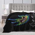 thumbnail image 4 of Tool Band Blankets Ultra Soft Flannel Blanket All Season Fuzzy Blanket Fluffy Cozy Blanket For Couch Bed Sofa 80"X60", 4 of 9