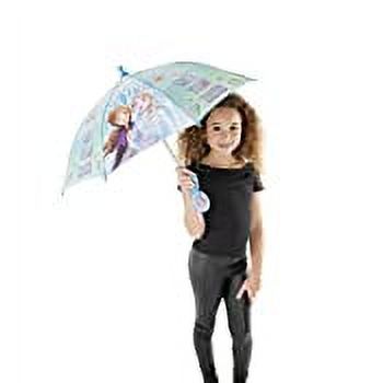 Disney Kids Umbrella, Frozen Toddler and Little Girl Rain Wear for Ages 3-7 - image 5 of 6