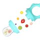 thumbnail image 3 of Alimentador de alimentos para bebés, alimentador de frutas y verduras frescas, chupete de silicona, mordedor, juguete para la dentición, tetina para bebés, niños pequeños, fácil de limpiar, 3 of 10