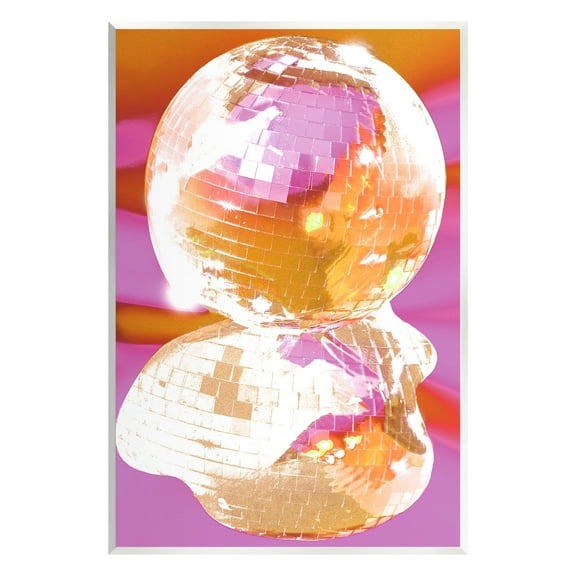 Stupell Industries Groovy Disco Abstraction Abstract Painting Unframed Art Print Wall Art, 10 x 15