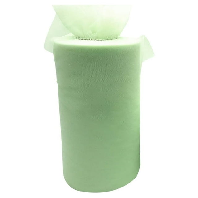 Polyester Rouleau de Tulle Disponible Grand Gamme d'Utilisations pour Mariages DIY Essentiels de Mariage Vert 1Ensemble