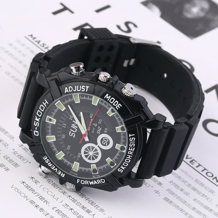 Dvr Hidden Video - MC07B Multifunctional Mini 8GB DVR Waterproof HD 1080P Hidden Watch Camera Night Vision Camcorder
