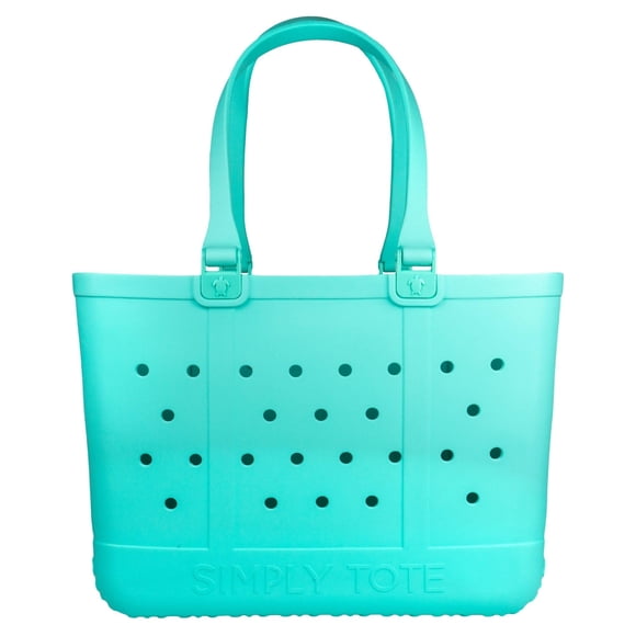 Bolsa de mano Simply Southern Simply Tote, grande, impermeable, espuma de mar
