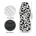 thumbnail image 6 of Jeiento Cow Print Car Seat Cover Front Car Seats Protector 1 PCS Vehicle Cushion Covers Bucket Seats Protector Washable Universal Fit Most Cars SUV Van RV Truck, 6 of 6