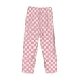 thumbnail image 3 of Vsdgher Irregular Plaid Print Mens Pajama Pants Sleep & Lounge Pants, PJ Bottoms With elastic waistb and Pockets, 3 of 5
