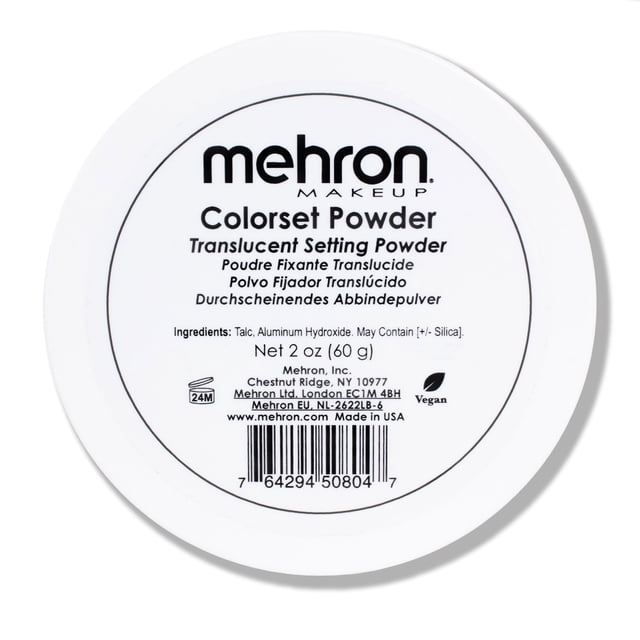 Polvo fijador translúcido Mehron Makeup Colorset Powder