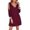 Wine, variant on EQWLJWE Women Tank Bodycon Sequin Dress Shinny Hollow Out V Neck Sleeve Short Party Prom Cocktail Dresses