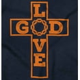 thumbnail image 2 of Love God Cross Christian Jesus Christ Hoodie Sweatshirt Women Men Brisco Brands S, 2 of 6