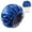 2 Royal Blue, variant on 2-Pack Adjustable Satin Bonnet for Women, Double-Layer Sleep Cap & Shower Hat