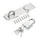thumbnail image 1 of Cerradura de Hasp con Llave Diferente Uxcell con Tornillos de Candado 4", 1 of 6