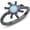 5, variant on Black Opal Rings,Dainty Daisy Sun Sunflower Sunshine Ring Sterling Silver Men Women Opal Engagement Promise Ring Opal Ring Jewelry Gift for Hers Him Ring Size 5-9-1
