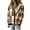 #05_Khaki, variant on Women's Buffalo Plaid Coat Flannels Fleece Jacket Hooded Shacket Jacket Winter Warm Outwear Drawstring Pocket Peacoat Trendy Fashion Overcoat 2025 NEW Jackets(Khaki,XXL)